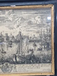 Originalt 1700 tals kobberstik