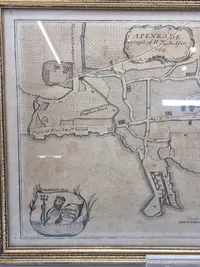 Originalt 1700 tals kort - Aabenraa