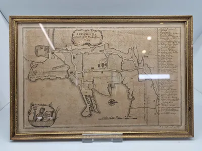 Originalt 1700 tals kort - Aabenraa