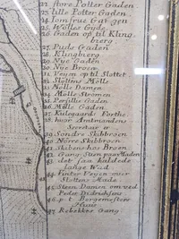 Originalt 1700 tals kort - Aabenraa