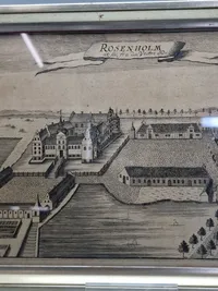 Originalt 1700 tals stik - Rosenborg
