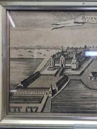 Originalt 1700 tals stik - Rosenborg