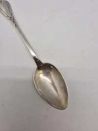 Original ske, 3 tårnet sølv (vægt på sidste billede)