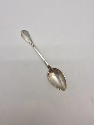 Original ske, 3 tårnet sølv (vægt på sidste billede)