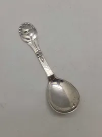 Original Ewald Nielsen ske, sølv (vægt på sidste billede)
