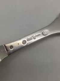 Original Ewald Nielsen ske, sølv (vægt på sidste billede)