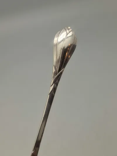 Original gaffel - 3 tårnet sølv (vægt på sidste foto)