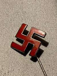 Sjælden original emaljeret DNSAP nål - Afd. Køge