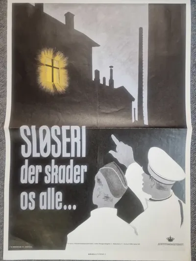 WW2 plakat - genoptryk