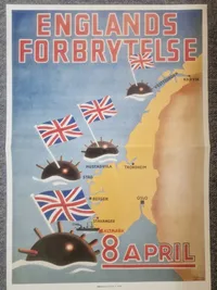 WW2 plakat - genoptryk