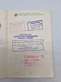 Pas fra 1945 mange rejser