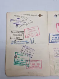 Pas fra 1945 mange rejser