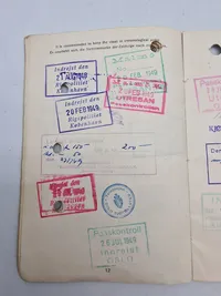Pas fra 1945 mange rejser