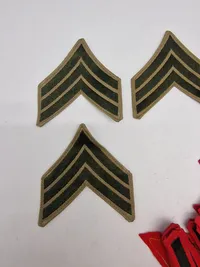 Samling diverse militære mærker USMC