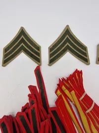 Samling diverse militære mærker USMC