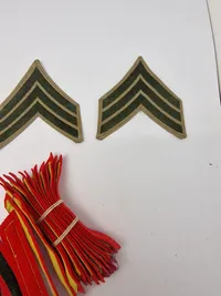 Samling diverse militære mærker USMC