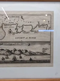 Originalt 1700 tals kort