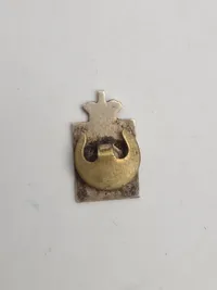 Originalt Georg Jensen kongemærke - sterlingsølv og emalje