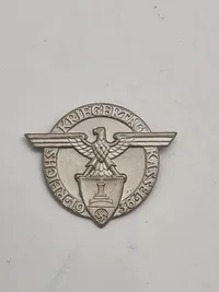 Originalt Kriegertag badge, Kassel