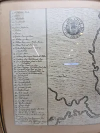 Originalt 1700 tals kort