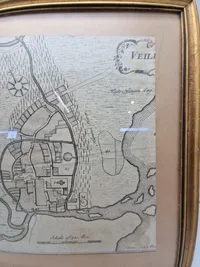Originalt 1700 tals kort