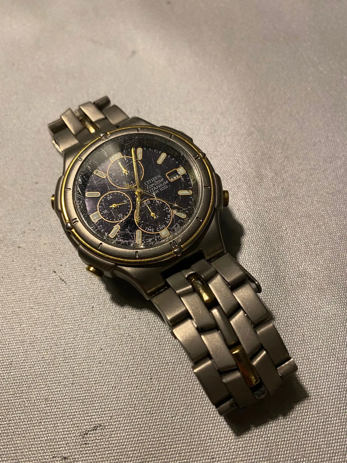 Originalt Citizen titanium ur