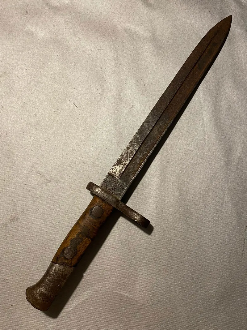 Original spansk Mauser bajonet