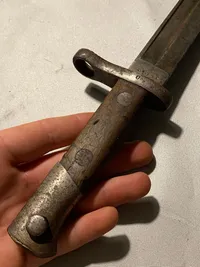 Original spansk Mauser bajonet