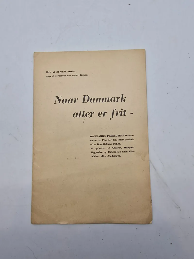 Naar Danmark atter er frit