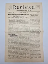 Lot originale blade fra “Revision” som var kendt for at hjælpe tidligere Frikorps folk mm.