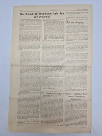 Lot originale blade fra “Revision” som var kendt for at hjælpe tidligere Frikorps folk mm.