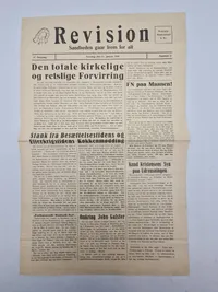 Lot originale blade fra “Revision” som var kendt for at hjælpe tidligere Frikorps folk mm.