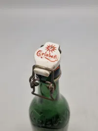 Sjælden grøn carlsberg flaske