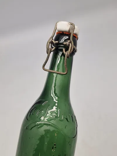 Sjælden grøn carlsberg flaske