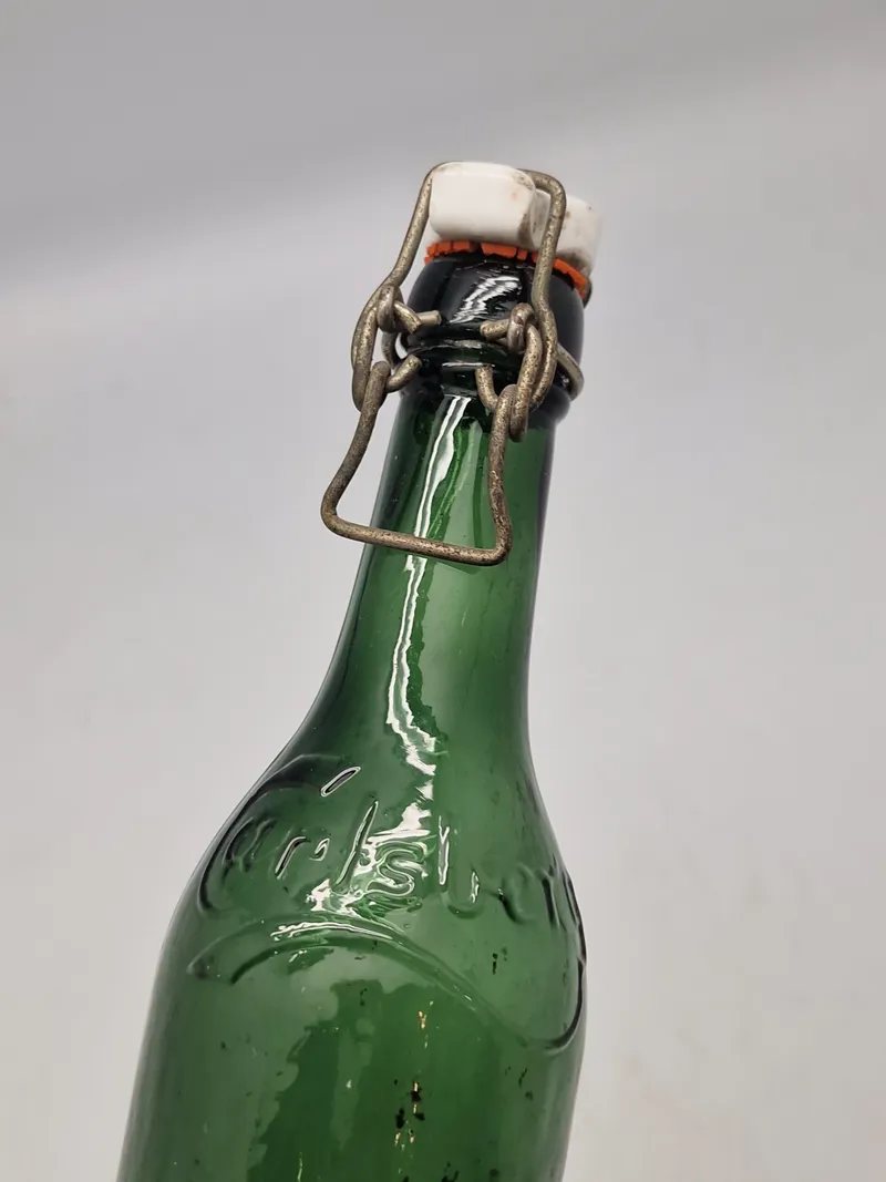 Sjælden grøn carlsberg flaske