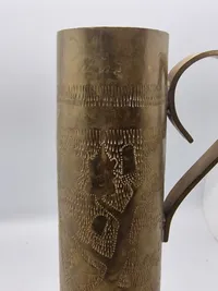 Originalt ww1 trenchart hylster lavet som kande