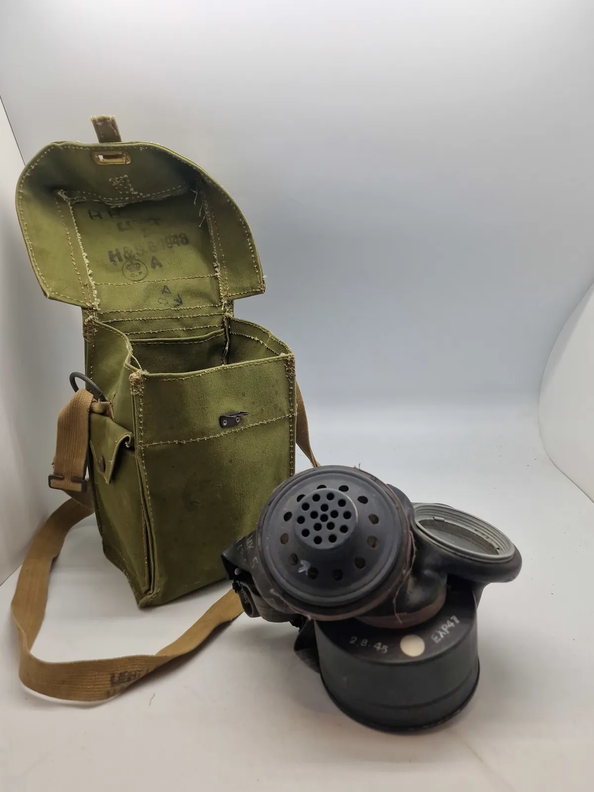 Original engelsk gasmaske WW2