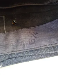 Original Engelsk RAF skråhue 1943 dateret, super stand