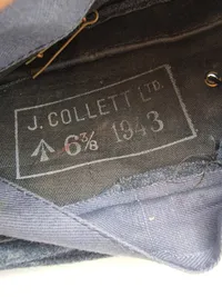 Original Engelsk RAF skråhue 1943 dateret, super stand
