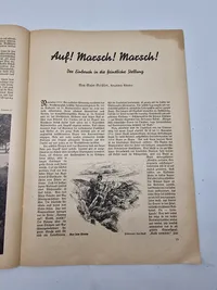 Originalt Tysk WW2 blad