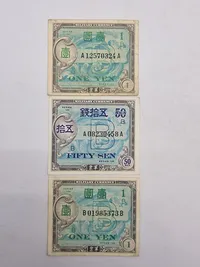 Originale US besættelses penge Japan
