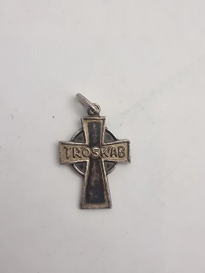 Originalt Sjældent kors for kvindelige medlemmer af Frikrops Danmark veteran foreningen, ekstremt sjældent