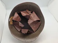 Original dansk ww2 sabotage vagts hjelm fra Hærens Krudtværk - ekstremt sjælden