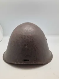 Original dansk ww2 sabotage vagts hjelm fra Hærens Krudtværk - ekstremt sjælden