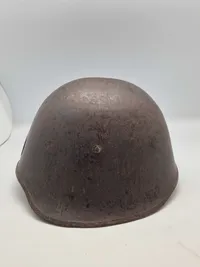 Original dansk ww2 sabotage vagts hjelm fra Hærens Krudtværk - ekstremt sjælden