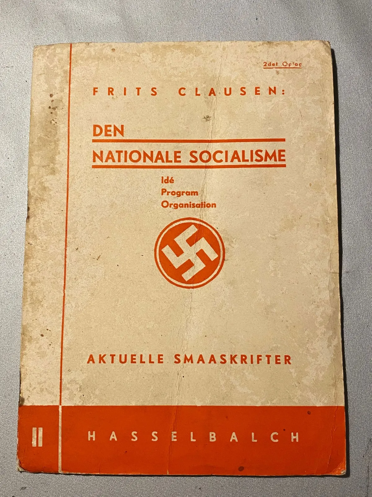 Originalt hæfte - Den Nationale Socialisme
