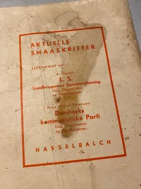 Originalt hæfte - Den Nationale Socialisme