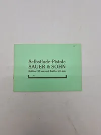 Sauer & Sohn pistol