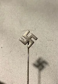 Original dansk sympatisør nål for de danske nazister