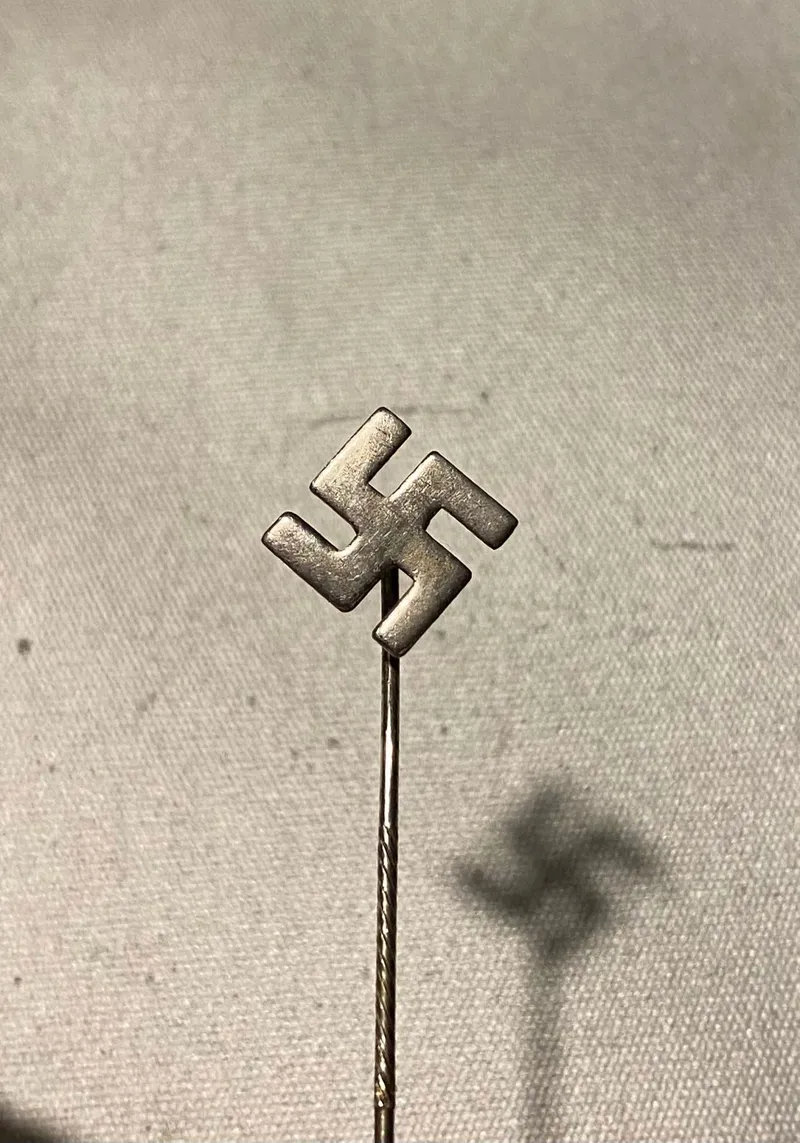 Original dansk sympatisør nål for de danske nazister